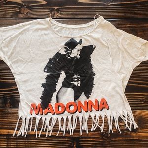 🌟🌟🌟VINTAGE MADONNA BOHO CROPTOP